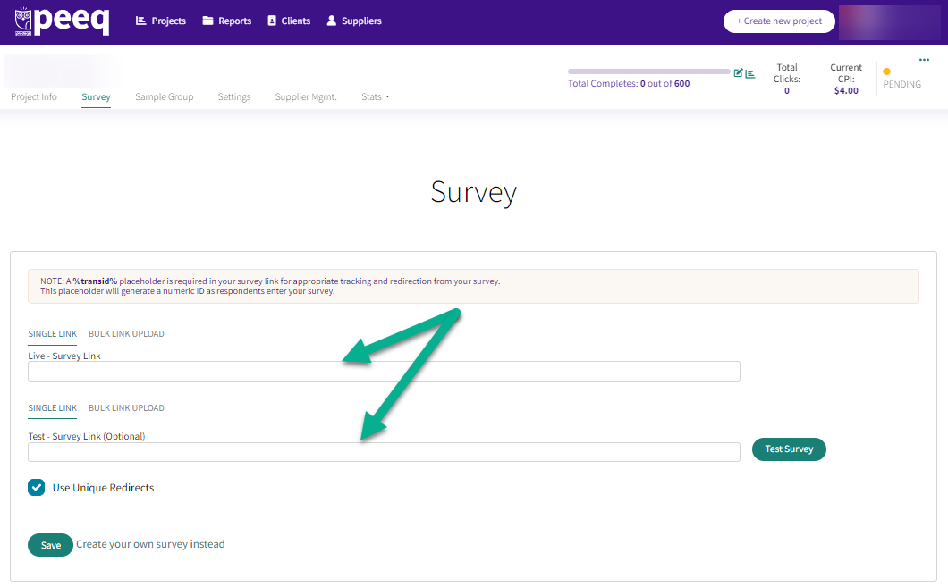 Integrating SurveyMonkey – peeq